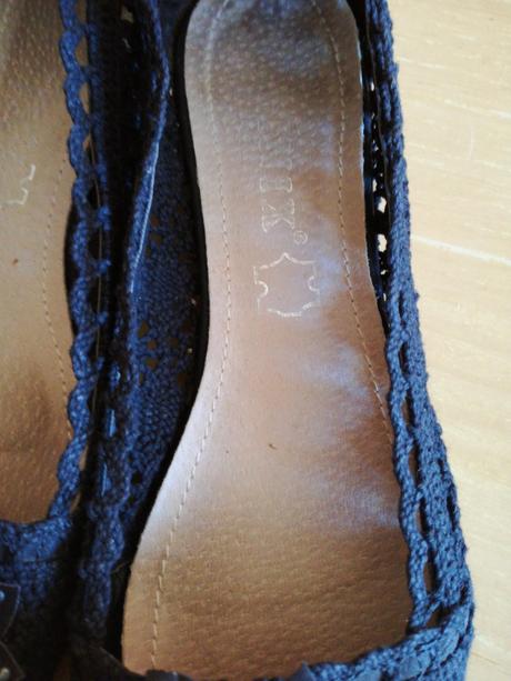 Balerinky - krajkový vzor, 37