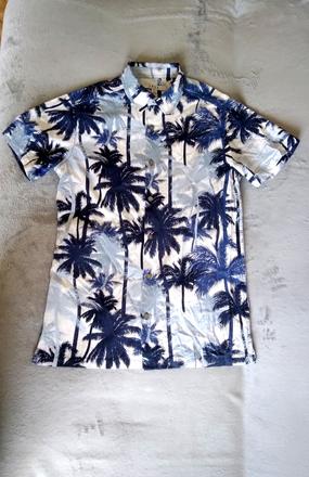 Košeľa palmy nová polo, new yorker,s