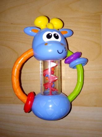 Hracka s koralkami kravička 14cm top stav,