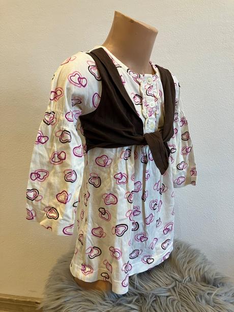 Dievčenské šaty so srdiečkami maslové (98), bonprix,98