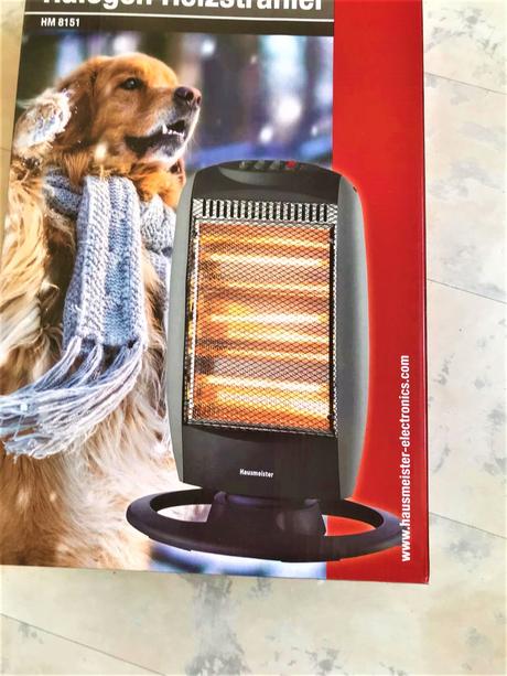 Halogénový ohrievač,