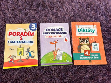 Sada 3 ks precvičovacích zošitov 3. a 4. ročník zš, 