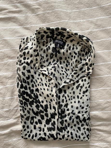 Vzorovana kosielka, bershka,s