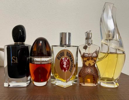 Čerstvé odstreky z parfémov, 