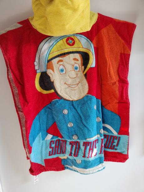 Požiarnik sam detské pončo, 