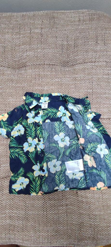 Košeľa krátky rukáv hawai, dopodopo,80