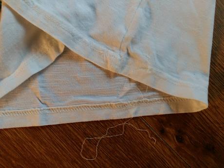 Biele tričko s dlhým rukávom 10-12r, 146