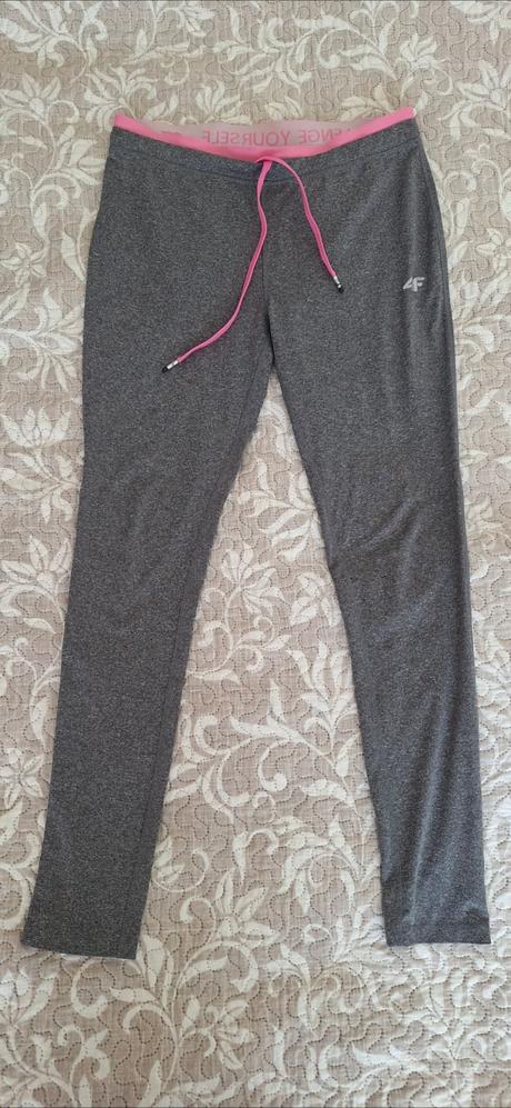 Tenké športové legíno-tepláky 4f, l