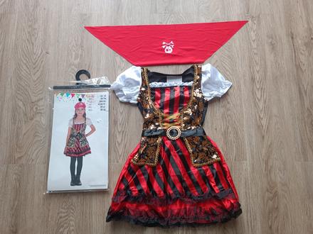 Kostým pirátka 4-6 rokov, 