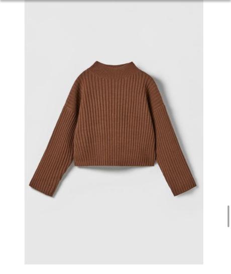 Pletený vrúbkovaný sveter zara 152, zara,152