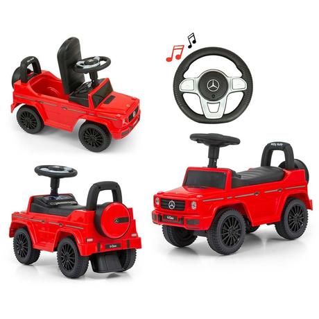 Detské odrážadlo mercedes g350d červené,
