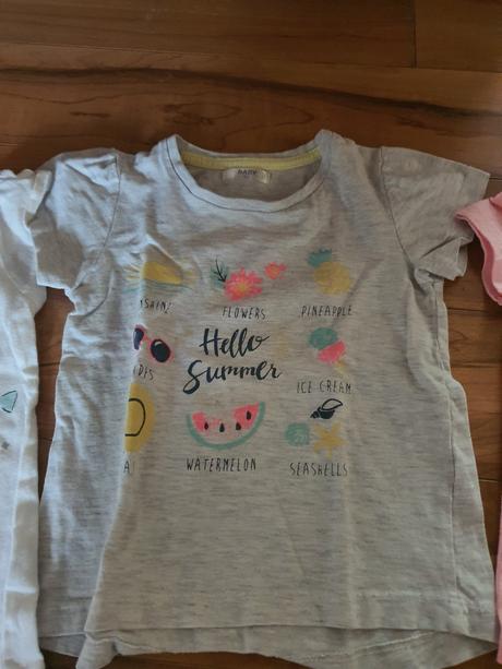 Tričká krátky rukáv letné veci 92 kus 0.5 cent, 86–98