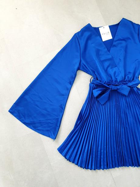 Modré šaty xs/s, 34 / 36 / s / xs