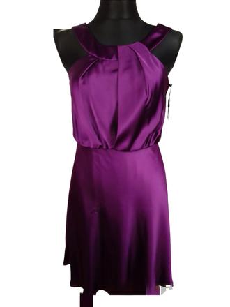 Calvin klein elegantné fialové šaty, calvin klein,m
