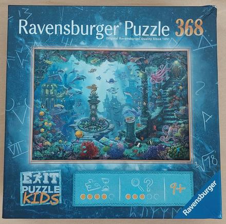 Ravensburger exit puzzle - potopená atlantída,