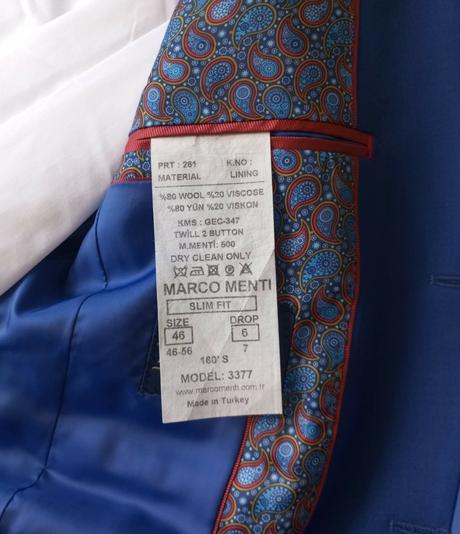 Pánske svadobné sako 46 slimfit, <50
