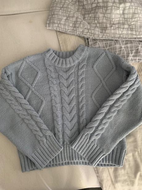 Hruby pulover, h&m,m