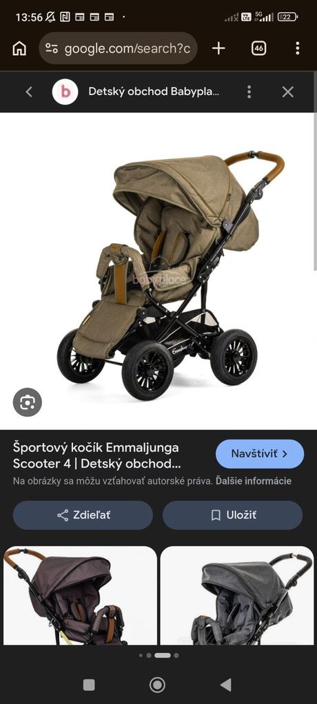 Emmaljunga kočík, emmaljunga