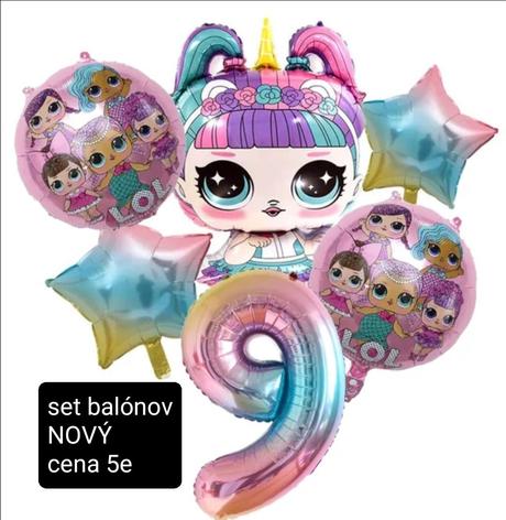 L.o.l párty dekorácie, 