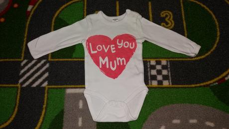 Body so srdiečkom love you mum, 62