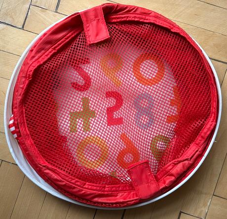 Kusiner mesh kôš s vekom - červený za 5eur,