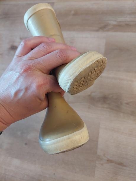 Gumaky barefoot zlate, bergstein,23