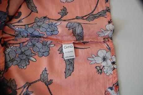 Štýlová kvetovaná blúzka, gina,l