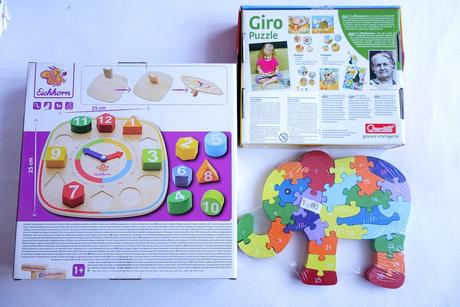 Nové drevené hodiny, slon a skrutkovacie zvieratá, 