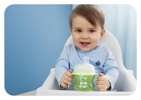 Mam hrnček starter cup modrá 150ml, 4m+, 