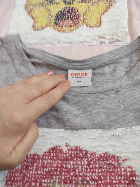 Tričká s premieňacími flitrami veľ.152, 152