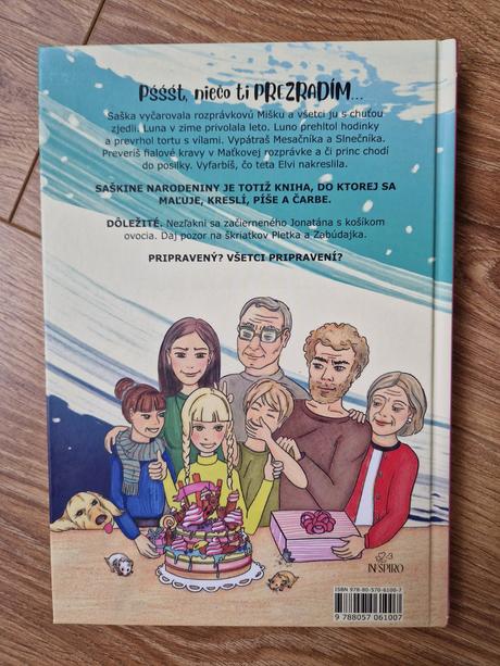 Saškine narodeniny - detská kniha - nová, 