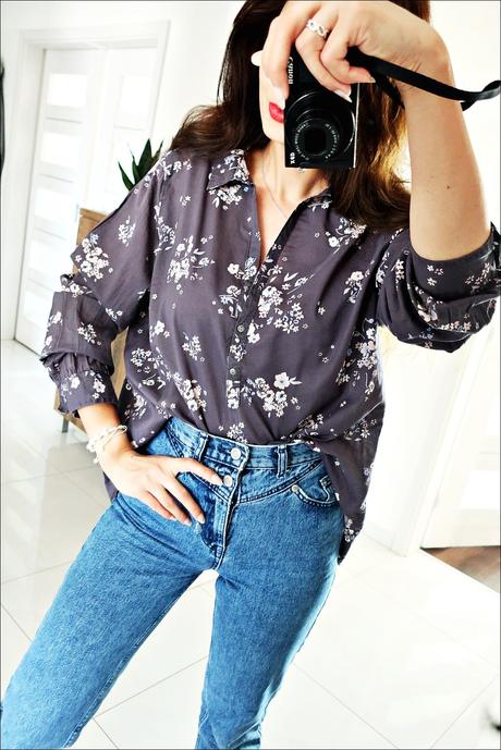 Kvetinová vzdušná blúzka, c&a,46