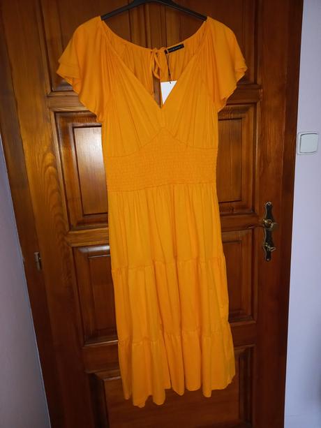 Oranžové šaty mohito, mohito,l