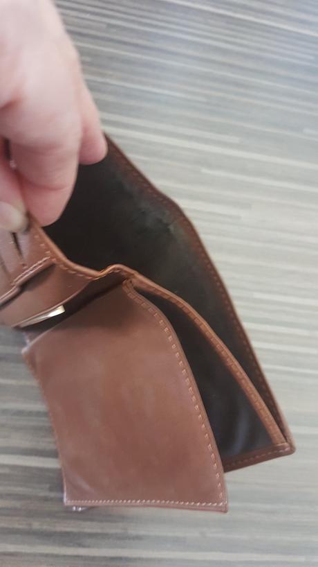 Kožená peňaženka/zakladač púzdro na doklady,
