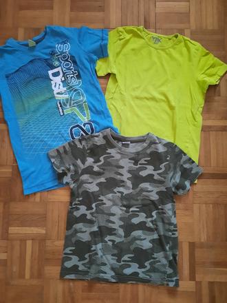 Chlapčenské tričká-3 ks, kik,134