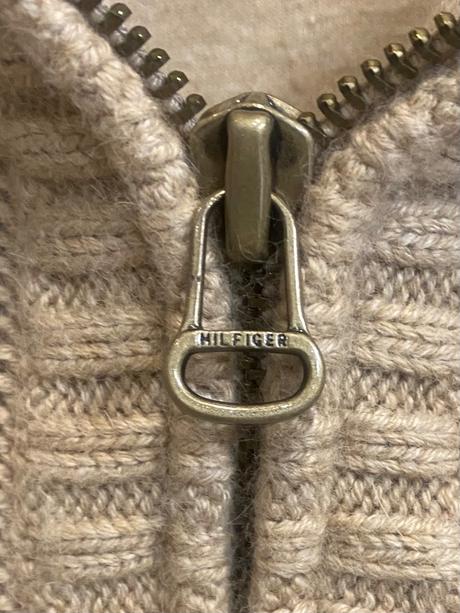 Tommy hilfiger hrubý podšity sveter /bunda, tommy hilfiger,l