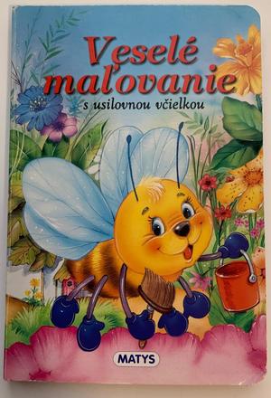 Veselé maľovanie s usilovnou včielkou,
