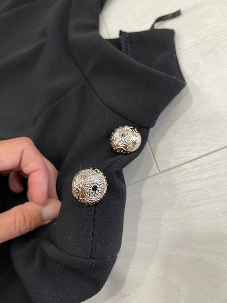 Čierne točivé šaty, xs