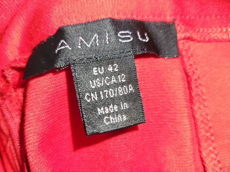 Červena sukňa, amisu,42