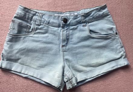 Dievčenské riflove kratasy., denim,158