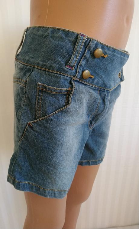 Dievčenské modré elastické šortky, toutcomptefait, 128