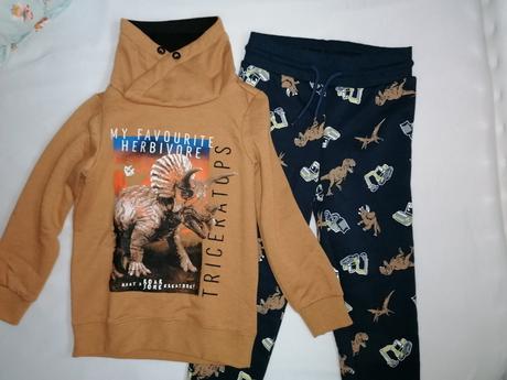 Komplet mikina a tepláky triceratops, 128