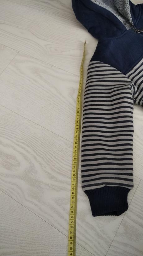 Zateplená hrubá mikina/ bunda, 116