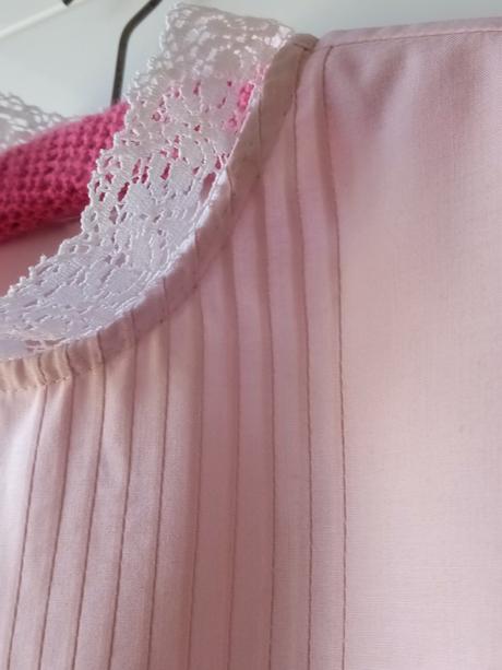 Ruzova bluzka s kratkym rukavom, 38 / m