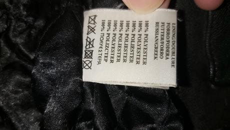 Kožená podšitá bunda, l