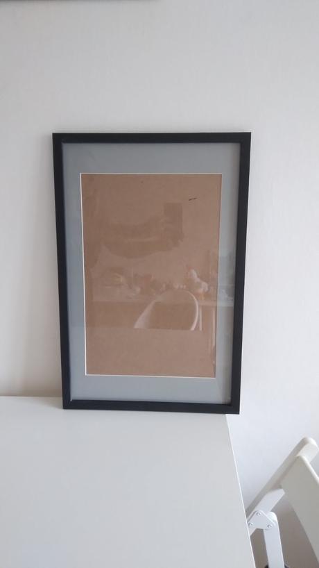 Veľký rám a pasparta obraz ako nový 60x40cm, 