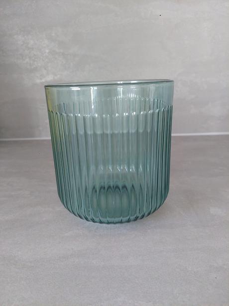 Tyrkysová váza/črepník ikea, 