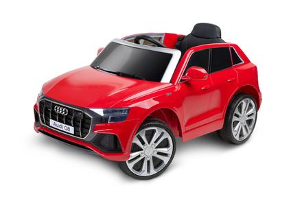 Toyz elektrické autíčko audi rs q8 červené,