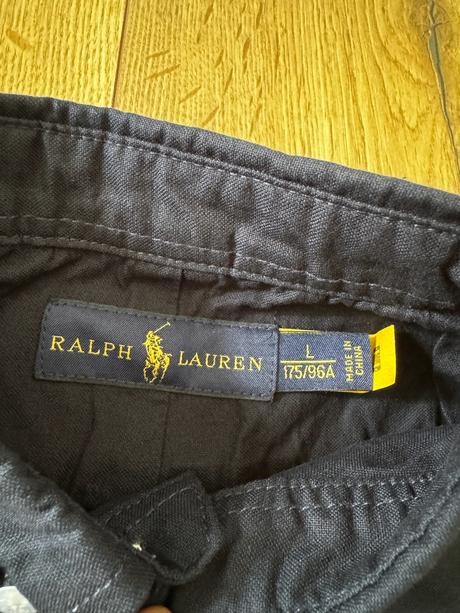 Pánska košeľa tmavomodrá ralph lauren l, ralph lauren,l