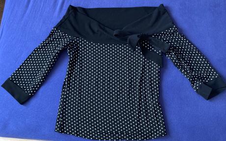 Čierne dievčenské tričko 3/4 rukáv, 152